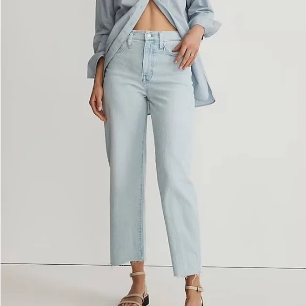 Madewell Perfect Vintage Wide Leg Crop Size 33